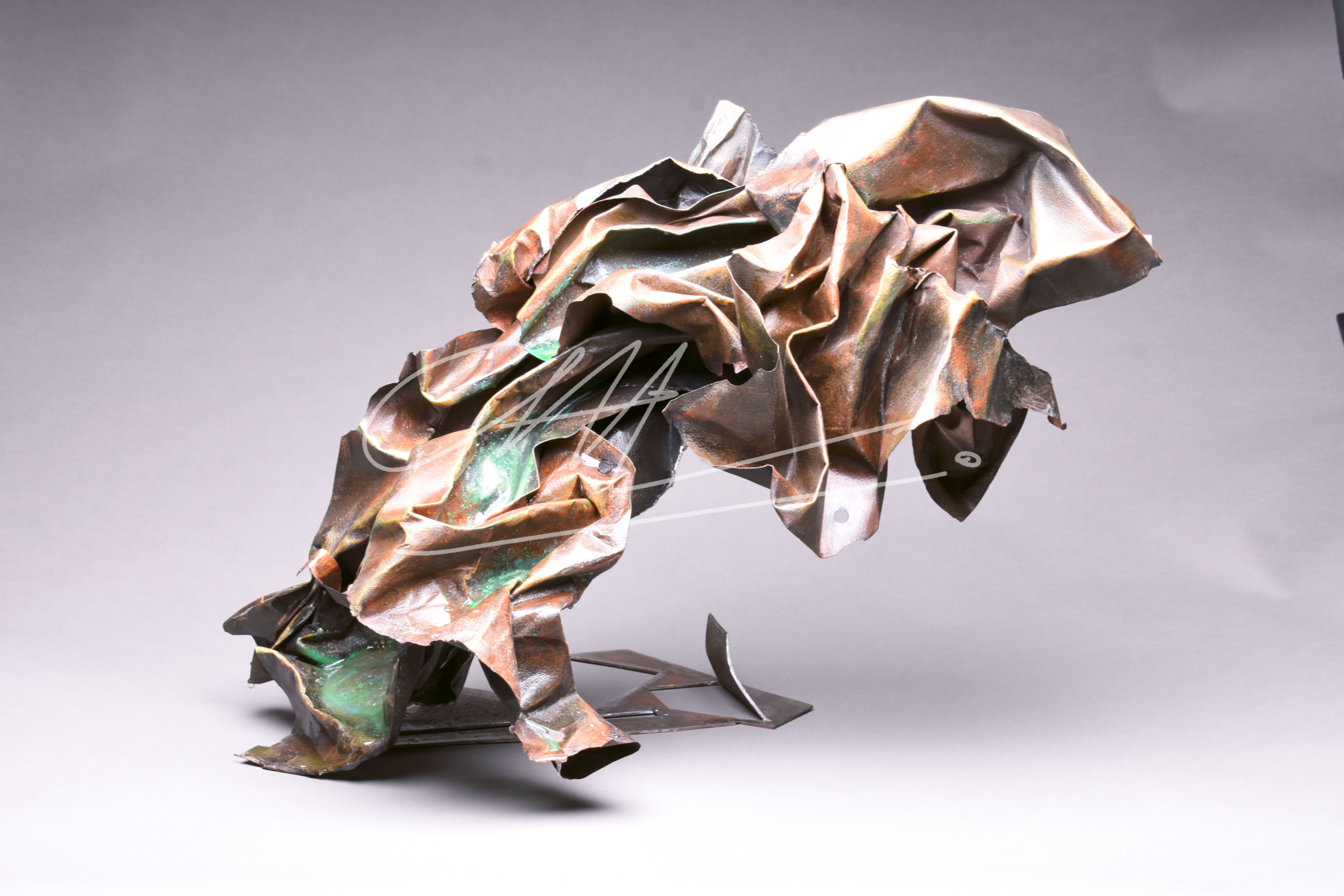 bronze-paper-manipulated-sculpture-90cm-550